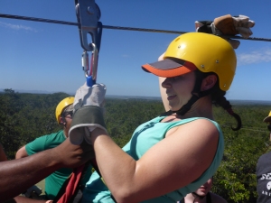 For those that know me well, you can imagine that this was a *little* outside my comfort zone. But actually, after the first one or two zip lines, I enjoyed myself quite a bit! No hymn singing required ;).
